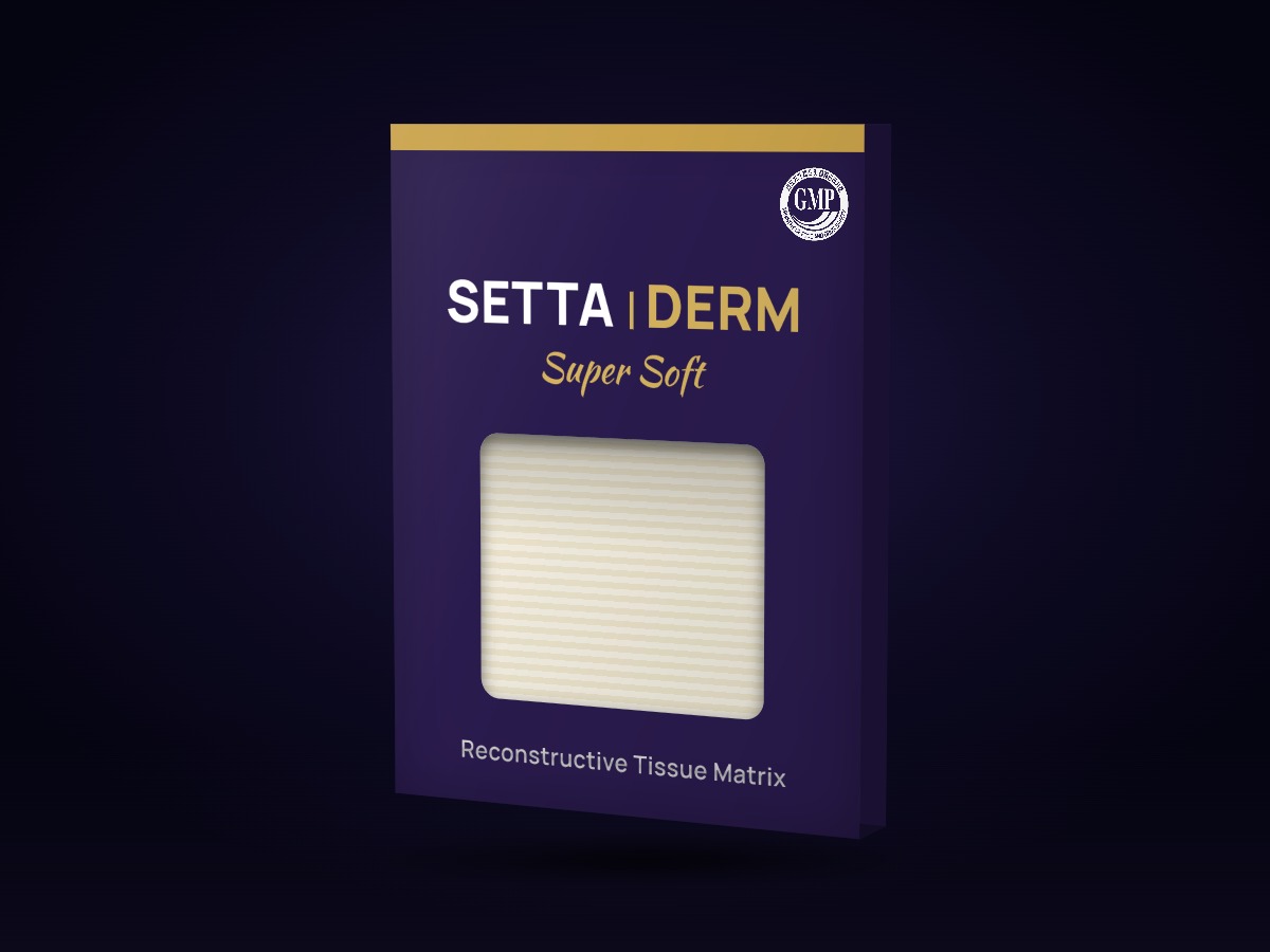 SETTA DERM Super Soft — Reconstructive Tissue Matrix 패키지